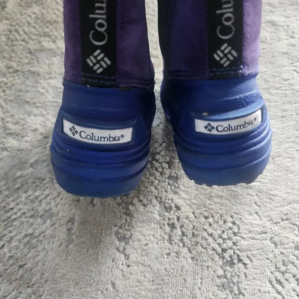 Columbia Kids Purple and Blue Snow Boots